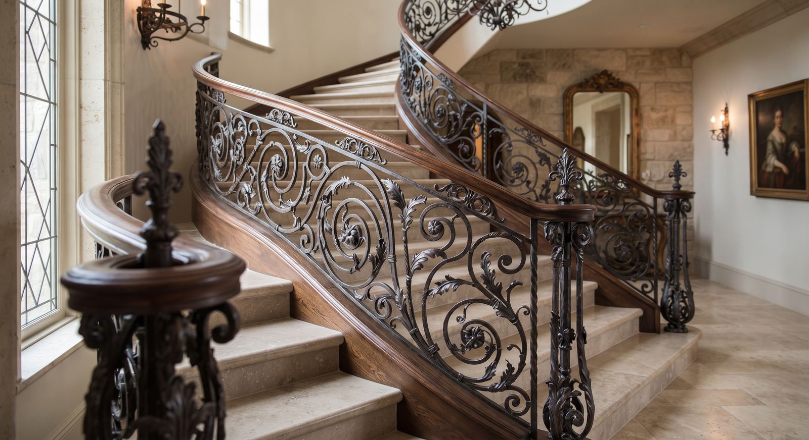 Rampe d'escalier
