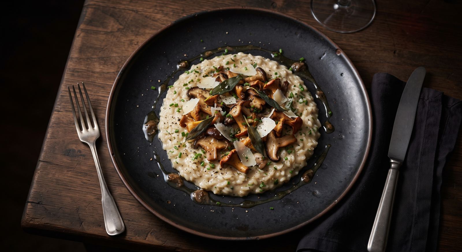 Risotto aux champignons